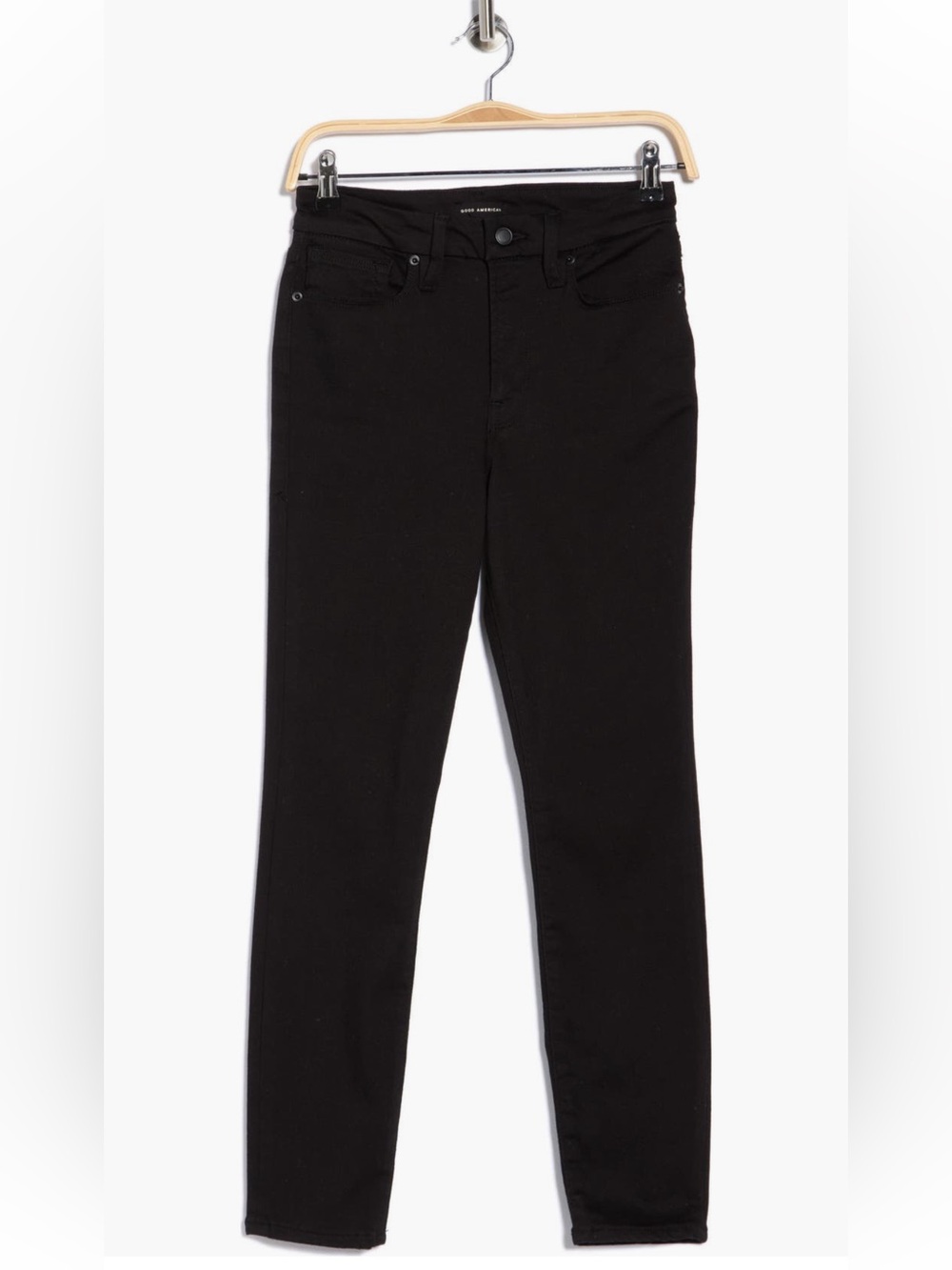 Good American Women’s Black Good Legs Skinny Mid Rise Jeans - Sz 4/27, NWT